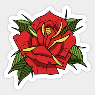 Tattoo Rose Sticker